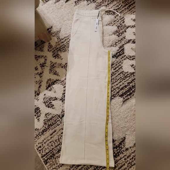 ASOS 4505 NWT HIGHWAISTED STRAIGHT THROUGH LEG JOGGER SIZE 8 COLOR IVORY/BEIGE - Picture 3 of 6